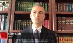 Image de Maitre Rabih Habib, avocat spécialisé à Montréal, intervenant dans les médias tels que La Presse, Radio Canada, CTV news et autres, partageant son expertise juridique en droit criminel, droit de la famille, droit civil et immigration. Sa présence médiatique renforce sa réputation en tant qu'avocat aide juridique de confiance. Son cabinet d'avocat à Laval offre également des services à travers le Québec